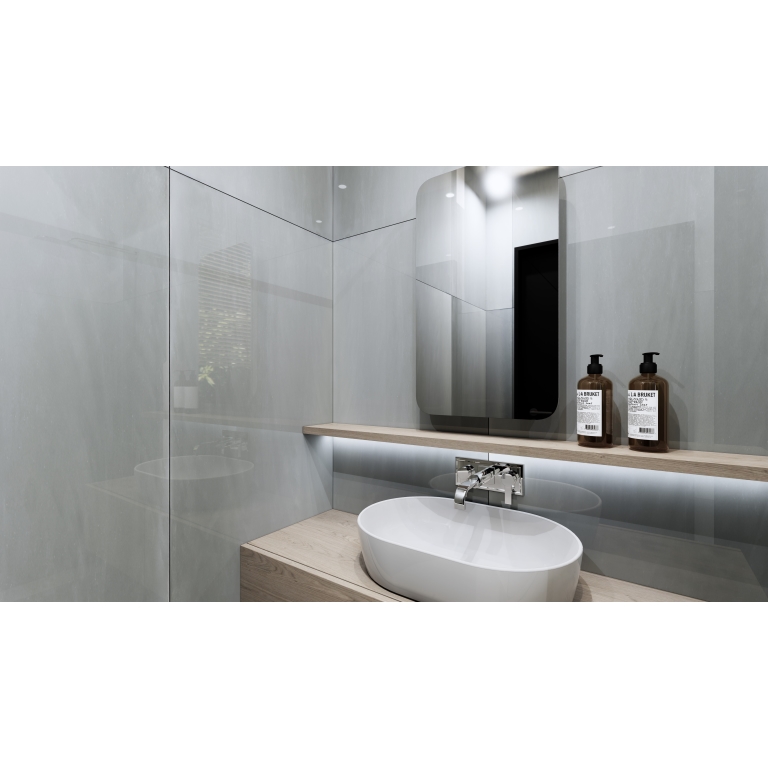 MIMICA - 18X35 MIRROR, SILVER, GLOSSY